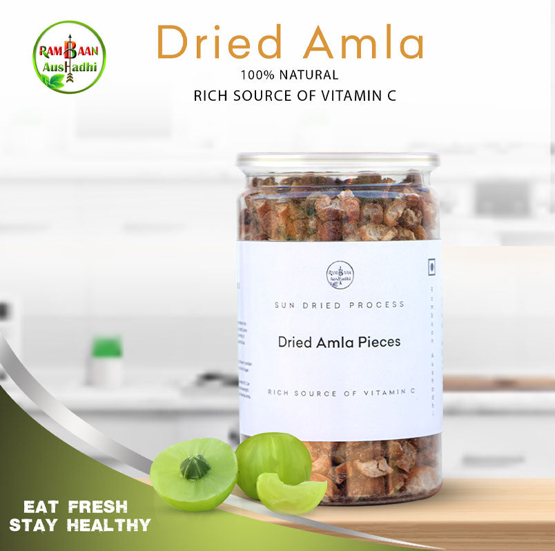 Dried Amla Pieces – 400 Grams